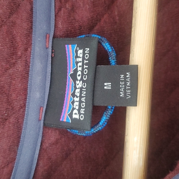 Patagonia snap t pullover quilted organic cotton size M - Picture 2 of 6